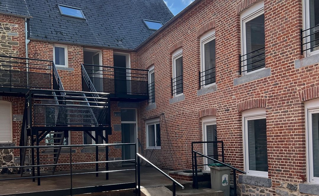 Rénovation d'une bâtisse par les ETS Lemaire à Fourmies