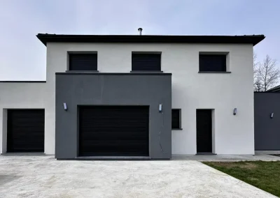 Maison isolée par l'extérieur avec enduit - Établissement Lemaire Fourmies