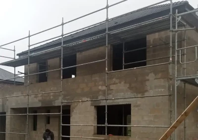 Travaux d'isolation par l'extérieur - Maison Fourmies